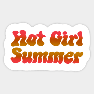 Hot Girl Summer Design Sticker